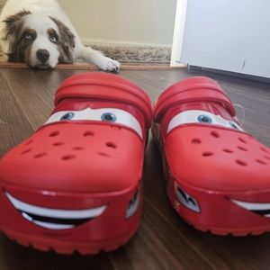 Lightning McQueen Crocs RUN SMALL